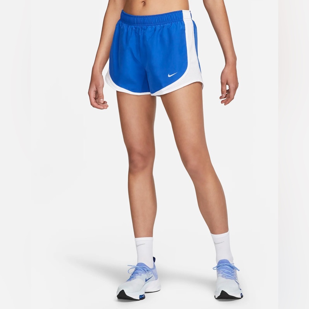 NIKE Royal Blue Women's Brief-Lined Running Shorts